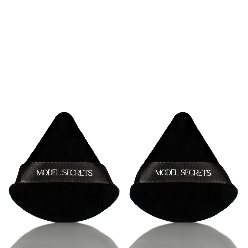 2 PIECE POWDER PUFF FACE TRIANGLE